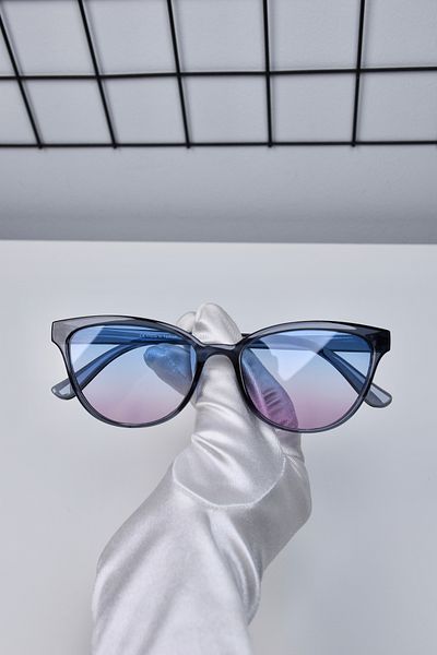 LOOKUP NEW 56-16-145 Ekartman Unisex Women Men Uv400 Protected Bone Cat Eye Sunglasses