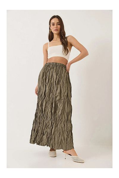 MB-MODA BİZİMLE Γυναικεία Crush Μαύρη Φούστα
