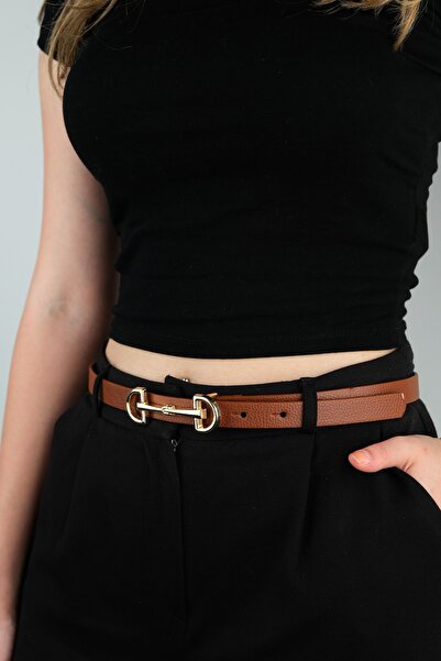 Jack Ferrero KADIN TOKALI 100 CM DERİ KEMER