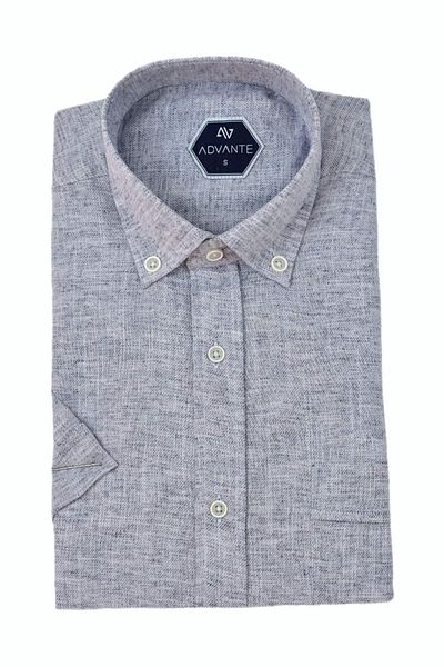 ADVANTE Men's Classic Single Pocket Short Sleeve Shirt Bgl-St04557