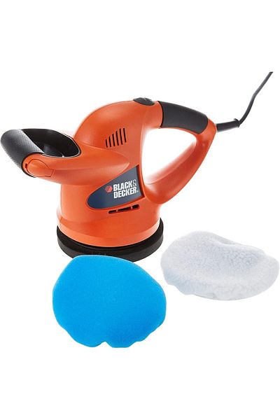 Black&Decker 60W 4400RPM 152mm Electric Car Polisher/Waxer , Orange/Black - KP600-AE,