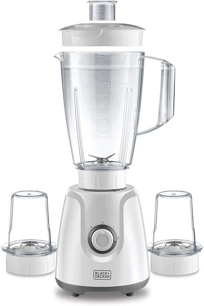 Black&Decker 400W 1.5L Blender With Grinder With 300ml 2 Grinding,, For Fine Grinding Coffee BX4000-B5