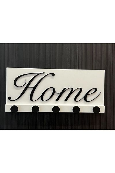 Atsu 3D Home Written Key Holder / Decor / 10X15 cm