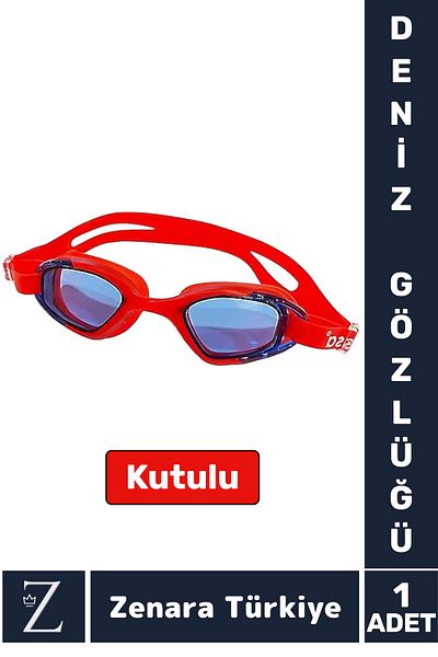 Zenara Premium with Adjustable Strap Waterproof Uv Protection Silicone Plastic Anti-Fog Boxed Sailing Glasses