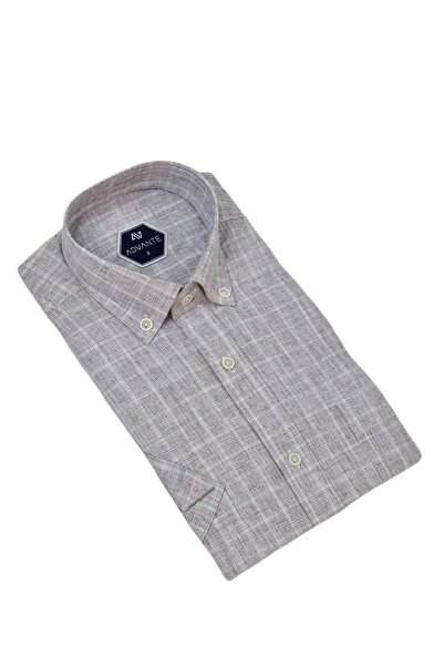 ADVANTE Чоловіча класична сорочка з одним кишенем і короткими рукавами BGL-ST04555