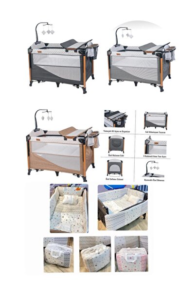 TURHAN BEBE Yeni Doğan SİRUS Lüx Bebek Çeyiz Seti (20 Parça) BEBEK ARABASI MAMA SANDALYESİ PARK BEŞİK...