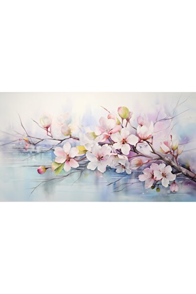 ve Tablou Canvas Living, Magnolie, flori, natura, 90 x 50 cm