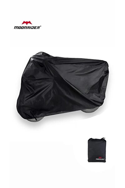 Moonrider Su Geçirmez Arora 125cc Uyumlu Motosiklet Branda Lastikli Taşıma Çantalı Motosiklet Çadırı siyah
