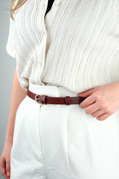 Jack Ferrero KADIN TOKALI 100 CM DERİ KEMER