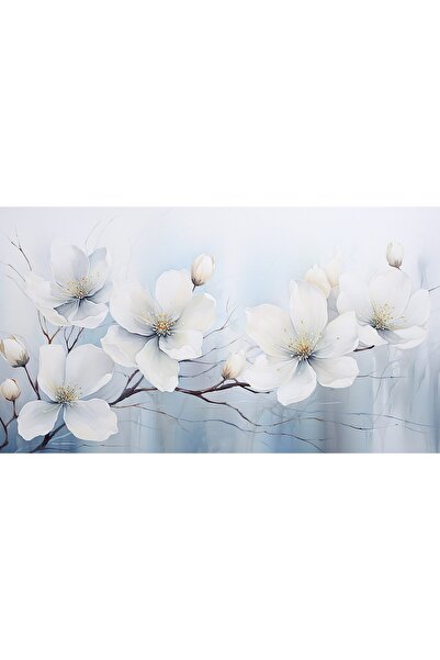ve Tablou Canvas Magnolie, living, dormitor, flori, 90 x 50 cm