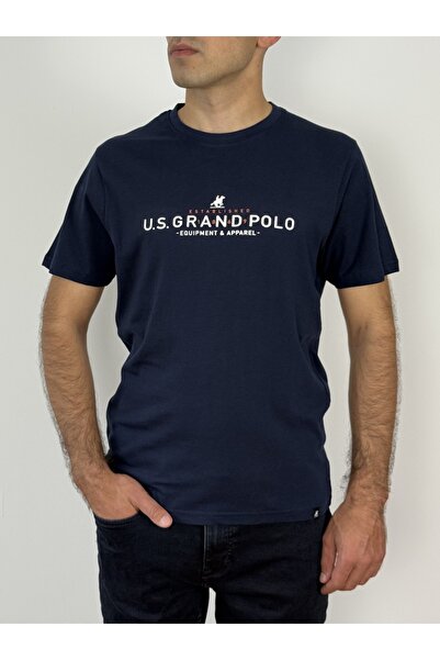 U.S. GRAND POLO EQUIPMENT & APPAREL Ανδρικό T-shirt U.S. Grand POLO με κείμεν...