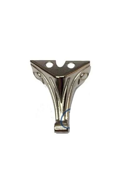 Skygo Fashion wooden crate leg, box leg 2.5 cm - nickel, 100 pieces
