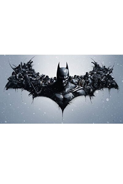 ve Tablou Canvas, DC Universe, Batman, eroi, liliac, 90 x 50, Multicolor