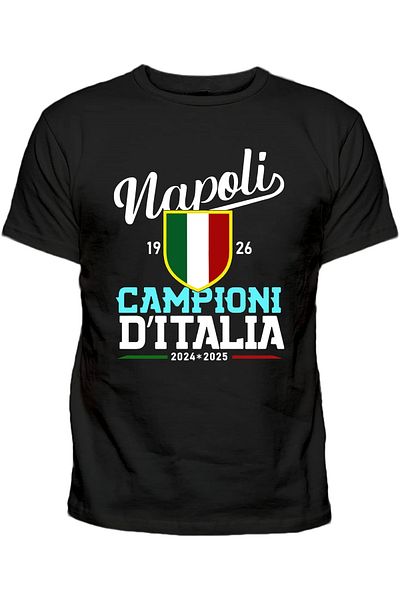 Efendioğlu Design Tricou pentru bărbați Campionii Napoli Campionii sezonului 2022-2023