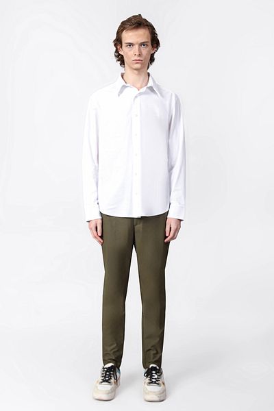Isaora Regular Fit Κανονική μέση ίσια πόδι Αδιάβροχο παντελόνι Ανδρικό ΠΑΝΤΕΛΟΝΙ ISR5111 OLV1