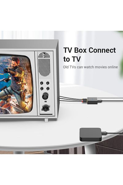 Vention HDMI to RCA Converter Black Metal Type