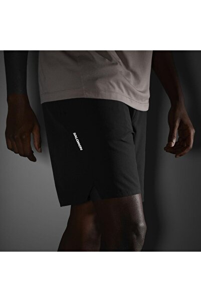 Salomon Shkout C 7 Shts No L Men's Black Running Shorts Men's Running Shorts Lc2450800