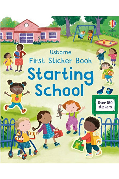 Usborne First Sticker Book Starting School: A First Day of School Book for Ch...