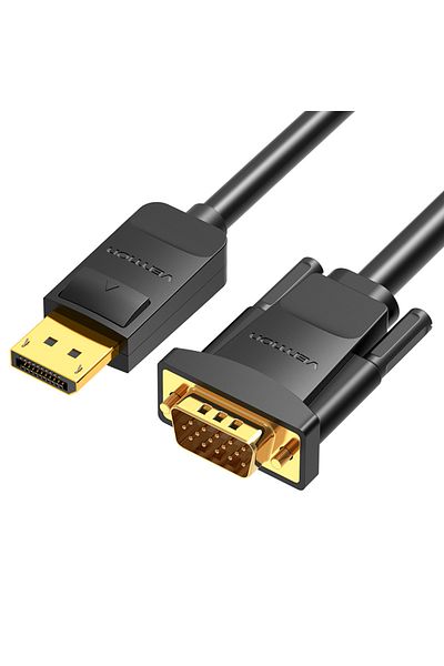 Vention DP to VGA Cable 1.5M Black