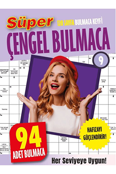 Dokuz Yayınları Süper Çengel Bulmaca 9 / Hakan Kayar / Dokuz Yayınları / 9786255982353