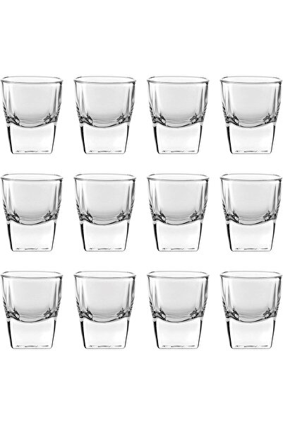 Ocean Plaza Shot Glasses - 12 Piece, Clear, 55 ml (P00210)