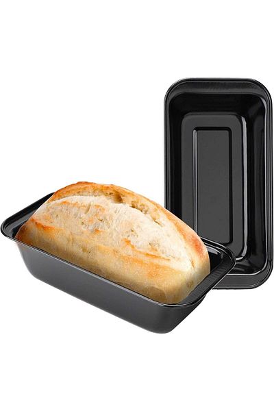 Generic MOMENT Carbon Steel Nonstick Loaf Pan with Easy Grips Handles for Baking Homemade Bread, Brownies a