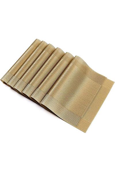 Generic KASTWAVE Placemats for Dining Table Mats Set of 4 Dining Table Place Mats Washable Placemats Non-sl