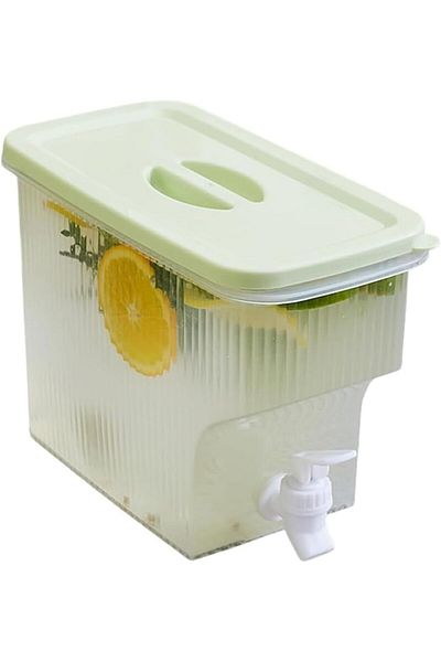 Generic 3900ml Refrigerator Cold Water Kettle with Spout and Lid – Large Capacity Transparent Juice Beverag
