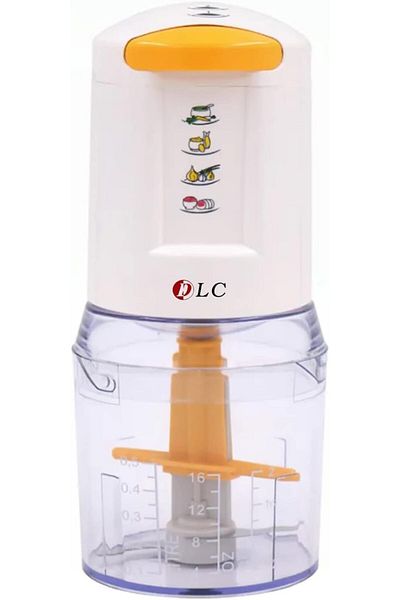 DLC Electric Chopper with Stainless Steel Blade, 0.5 L Capacity, Dual Speed High and Low, Ideal for Dess