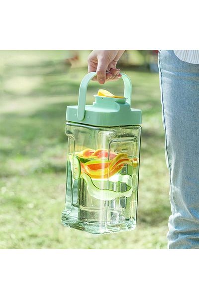 Generic MIBRU Cold Bevrages Container With Faucet Juice Container Household Cold Kettle for Making Iced Tea