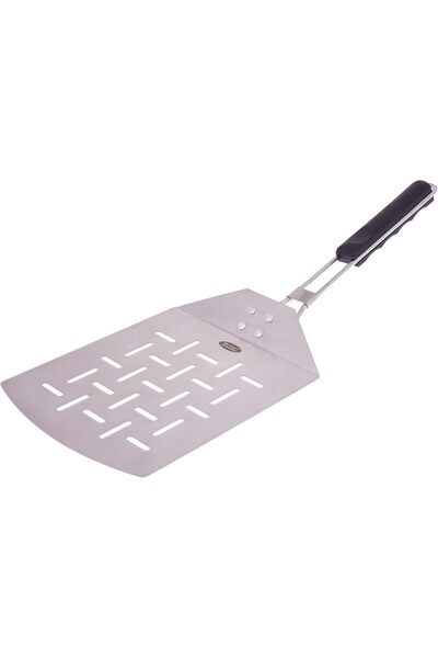 Generic Al Rimaya Pizza Holder 46 * 21 cm, Stainless Steel, Silver