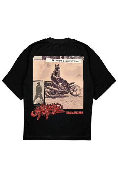 SVART WEAR Tricou unisex oversize cu imprimeu UTOPIA