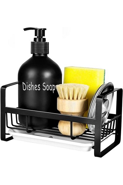 Generic Erweicet Sponge Holder for Kitchen Sink- Stainless Steel Kitchen Sink Caddy for Organizing Sponge,
