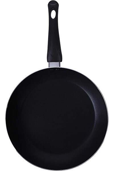 ROYALFORD 28 CM Aluminum Non-Stick Frying Pan with Glass Lid (Red)