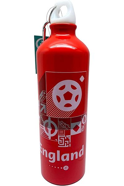 Generic FIFA 22 - Country Water Bottle With Aluminium Ring, 750 ml Capacity, England