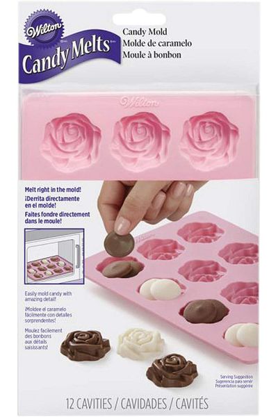 Generic Wilton Rose Silicone Candy Mold