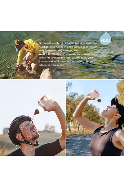 Generic Running Hydration Bottle, Leakproof Water Bottles, BPA Free Flask Leakproof for Running Hydration B
