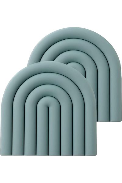 Generic NALACAL 2 Silicone Trivets for Hot Dishes - Durable and Colorful Pot Holders, Heat Resistant Mats f