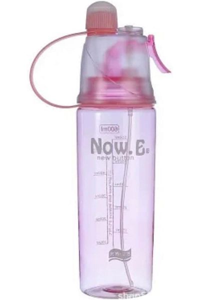 Generic Y.Byani Water Bottle with Spray Mist Leakproof for Office Gym Running Workout Outdoor Sport, BPA Fr