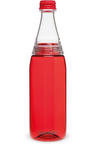 Generic Aladdin Fresco Twist and Go Stainless Steel Water Bottle, 0.7 liter Capacity, Red