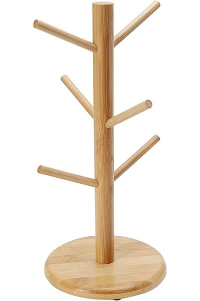 Generic Orchid Wooden Cup And Mug Holder, Wooden Mug & Cup Holder.