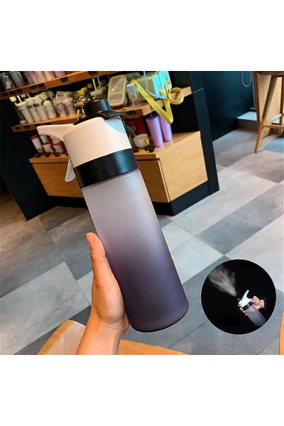 Generic Joyzzz Spray Water Bottle, 650ml Gym Bottle with Leak Proof, Sport Water Bottles, Mist Spray Water