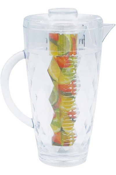 Generic Parfait Elegant Design Pitcher with Infuser Clear 2 Liter GS086 PS