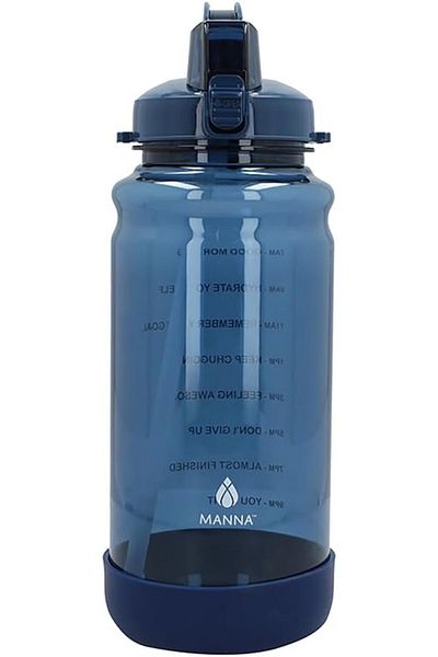 Generic Manna Pilot Durable and Lightweight Easy Cleaning Water Bottle Blue 74oz AC44439