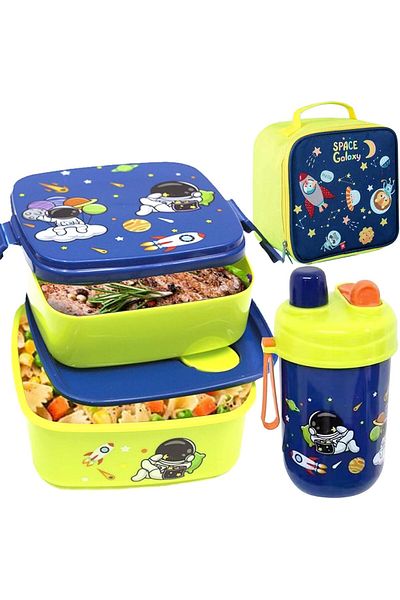 Generic Maxmana Secret Lunch Box for kids Bento Box Set Stackable Bento Lunch Box & Water Bottle with Insul