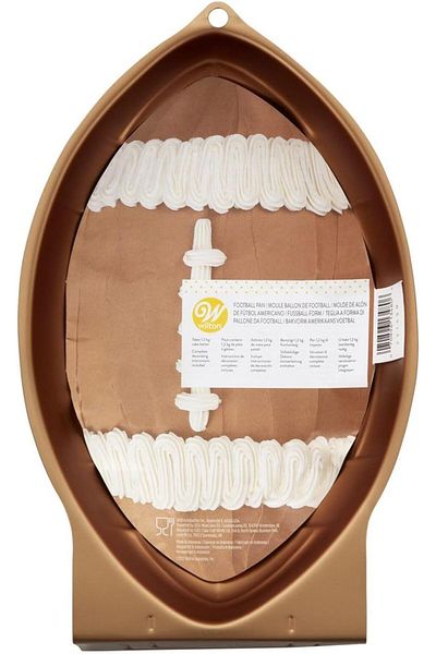 Generic Wilton First and Ten Football Cake Pan, Take Your Next Game Night to the End zone, 12 x 7 Inches