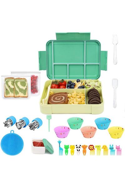 Generic KASTWAVE Bento Box, Leak-Proof Lunch Box 45OZ, Lunch Containers for Adult Food Storage Container wi