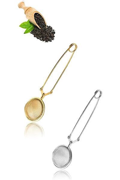 Generic Sweet seven® Stainless Filter, 2Pcs Set, for Loose Leaf Tea & Herbs, Easy-to-Use Tea Ball Strainers