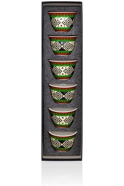 Generic 6-piece coffee cup set
