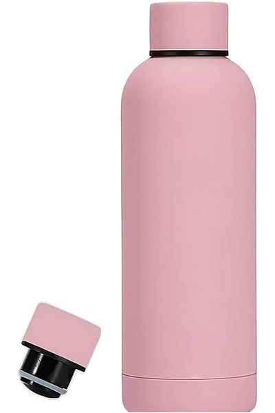 Generic Water Bottle Stainless Steel 500ML - Double Wall insulated Water Bottles for Hot Water Gym Bottle S